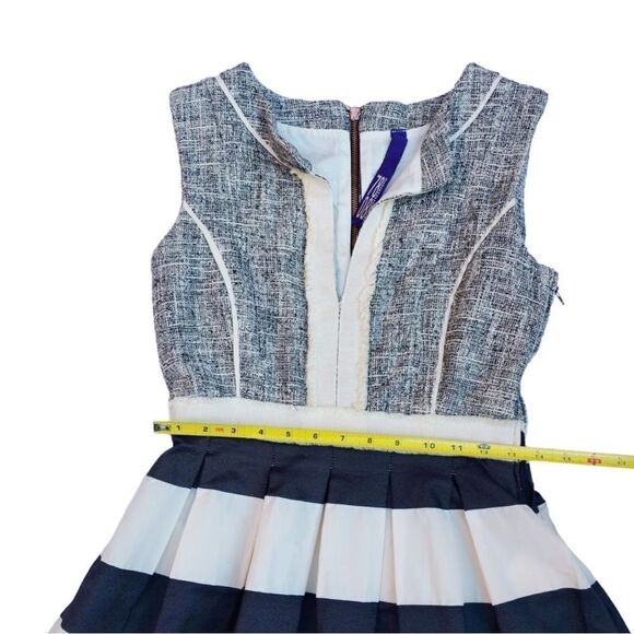 Settantotto Zerotto Fit Flare Dress Striped - Picture 3 of 7